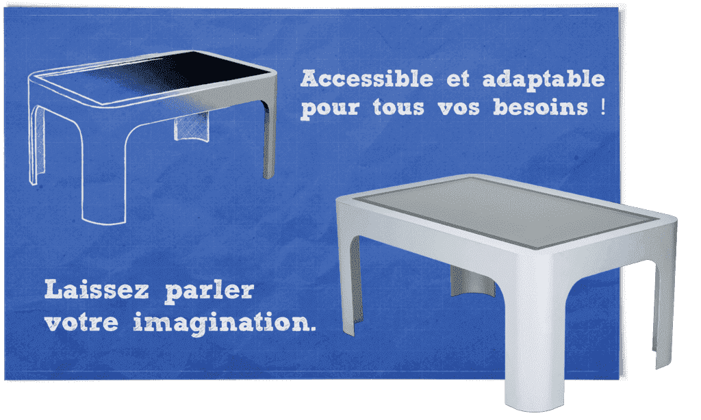 Table tactiles sur mesure