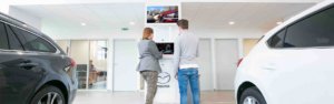 Borne interactive pour Mazda